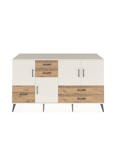 Hyperion Konsol 4 Raflı 5 Çekmeceli 4 Kapaklı 176x44x99 Aytaşı-ay Aytaşı-aytaşı/çam