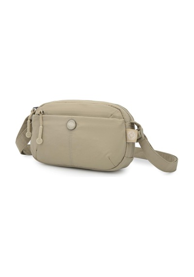 Smart Bags Mikro Poly Kumaş Mini Boy Postacı Kadın Çantası 3339 Vizon