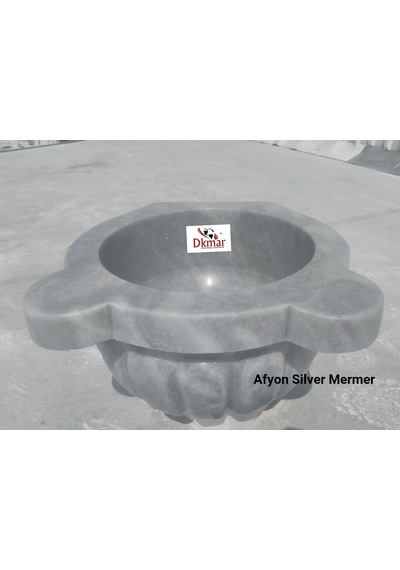 AFYON SİLVER MERMER KURNA