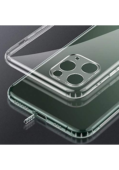 Apple Uyumlu iPhone 14 Pro Max Kamera Korumalı Soket 3D Şeffaf Kılıf