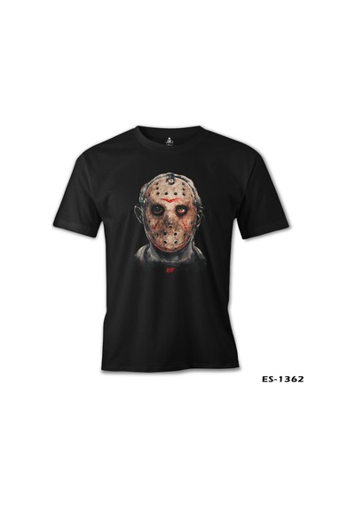 Friday The 13 Jason Voorhees Baskılı Sİyah Erkek Tshirt 001