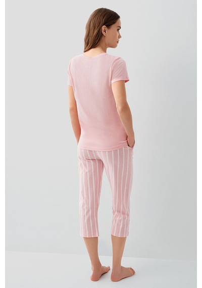 Pierre Cardin Kadın Pembe Kapri Takım Pc9151-s-v2 Pembe