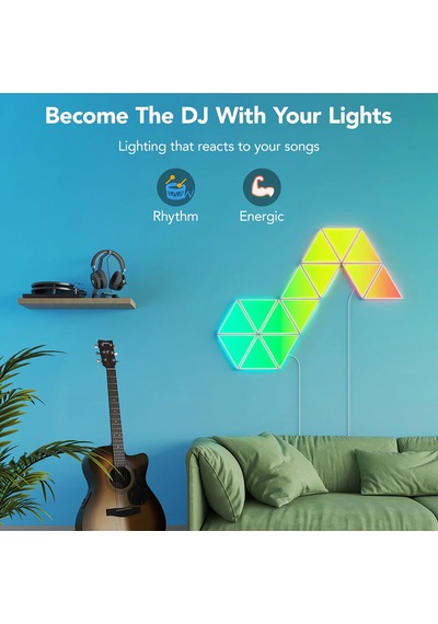 Govee Glide Üçgen Işıklı Paneller - RGB Duvar Lambası