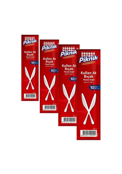 Piknik Plastik Bıçak 10'lu Diğer