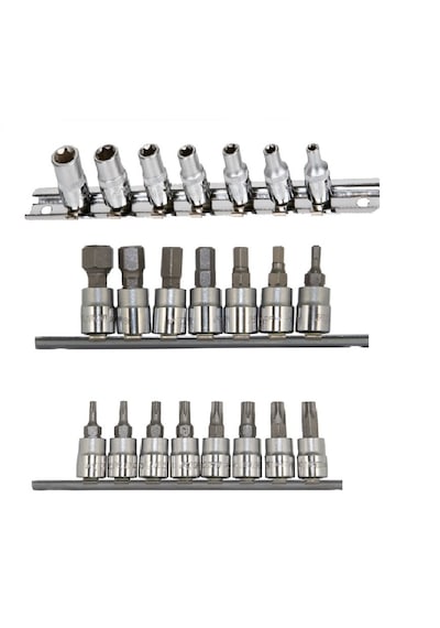 Ht- Rico 1/4 E Lokma Takımı Allen Torx Bits Seti 22 Parça