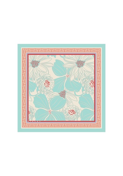 Sisley Flora Bandana/fular -2014-47 47 Mint