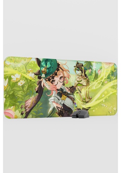 Emilie Genshin Impact Anime Gacha V1 - 90x40 Xxl Gaming Mouse Pad Fare Altlığı