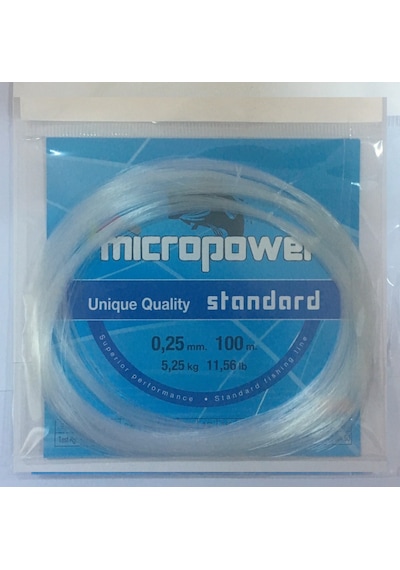 Mıcropower Standard 100mt Byz Poşet Misina 0,25mm