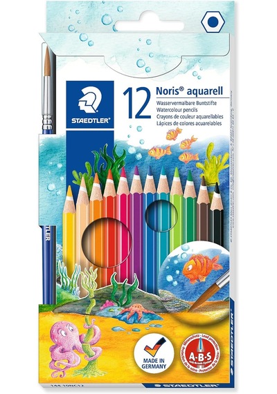 Staedtler 144 10nc12 Noris Clup Aquarell 12'li Kuruboya Fırça Hed