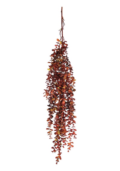Yapay Okaliptus Sarkıt Demet Kırmızı 90 Cm Kırmızı