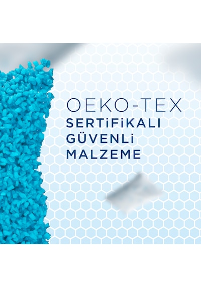 Ayarlanabilir Hafızalı Ortopedik Yastık Çift Yüzey - Serinletici Ve Bambu Kumaş Boyun Destekli Beyaz