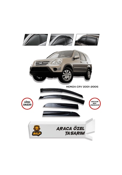 Honda CRV Cam Rüzgarlığı 4lü 2001 2006