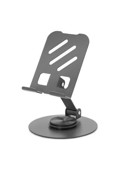 Ayarlanabilir Telefon Ve Tablet Standı 360 Döner Metal 4.7-13 İnç Siyah Hdx8023 Evimdeyokyok