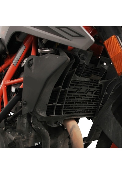 GP Kompozit KTM Duke 250 / 390 2017-2023 Uyumlu Radyatör Koruma Siyah