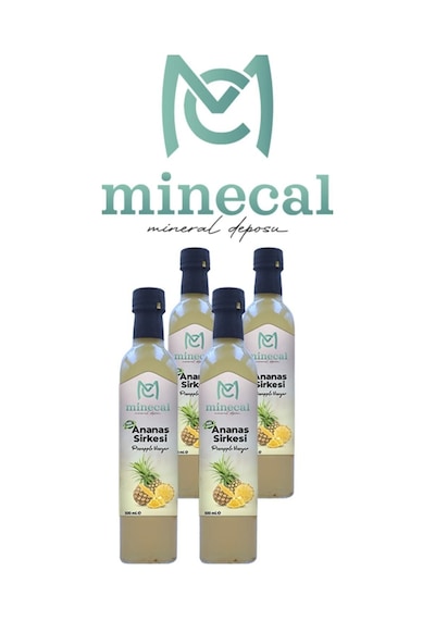Ananas Sirkesi 4x500 Ml %100 Katkısız Doğal Şekersiz Koruyucu Içermez