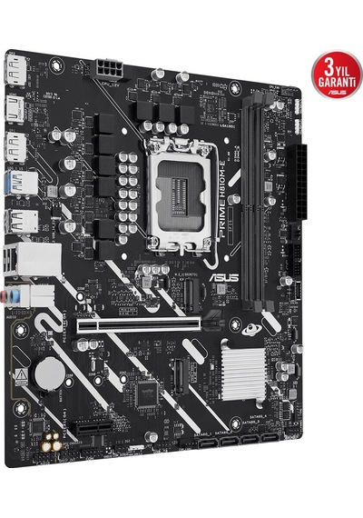 Asus Prıme H810m-e-csm Ddr5 Hdmı-dp Pcıe 4.0 1851p Matx Kurumsal Anakart