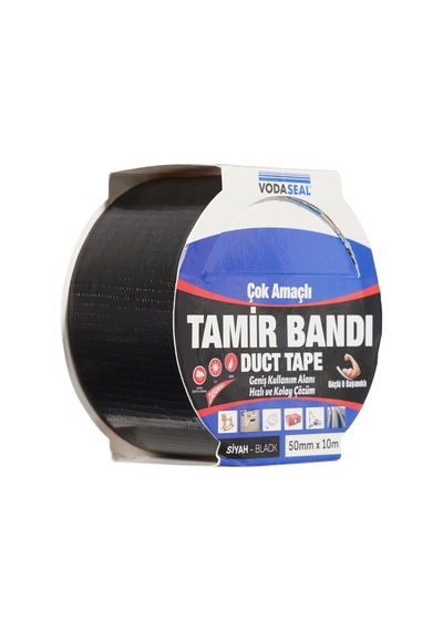 Çok Amaçlı Tamir Bandı, 50mmx10mt, Siyah