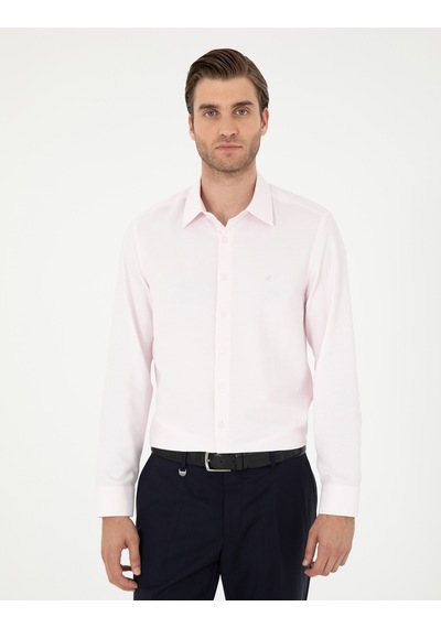 Pierre Cardin Erkek Açık Pembe Gömlek Desenli 50294742-vr078 Açık Pembe