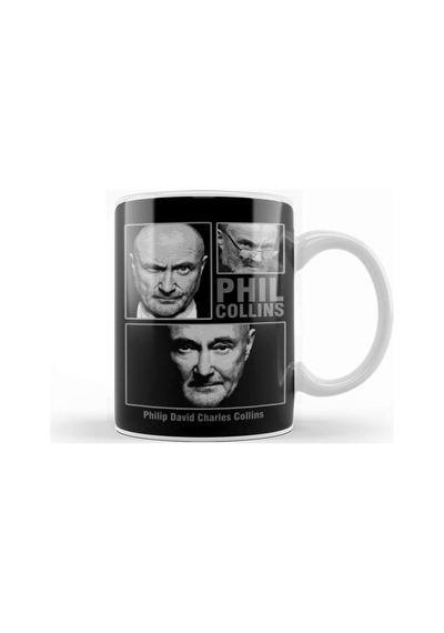 Many Face Phil Collins Kupa Bardak Porselen Karışık