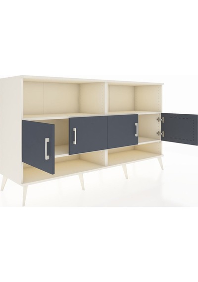 Hyperion Konsol 4 Raflı 4 Kapaklı 176x44x99 Aytaşı-antrasit Aytaşı-antrasit Hyperion Konsol 4 Raflı 4 Kapaklı 176x44x99 Aytaşı-antrasit Aytaşı-antrasit