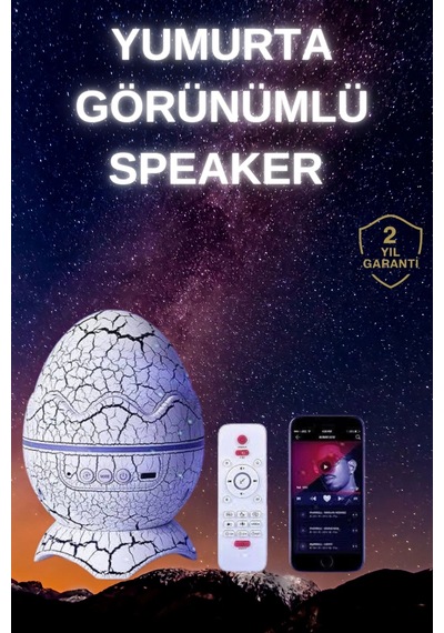 Yumurta Şeklinde Su Dalgalı Bluetooth Speaker Lamba Renkli Şarjlı Diğer 67263472