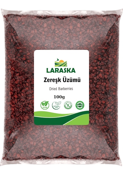 Kuru Zereşk Barberries 100g Yeni Mahsül 1. Kalite Iran Üzümü Zereshk 100 G