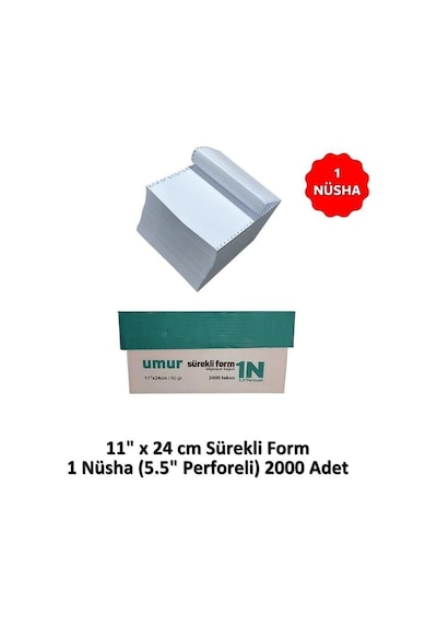 Umur 11x24 Tn 5.5 Bilg.Kağıdı 2000'li
