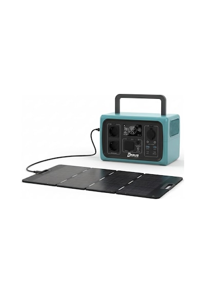 Orbus 600 Güç Kaynağı+100w Katlanır Güneş Paneli