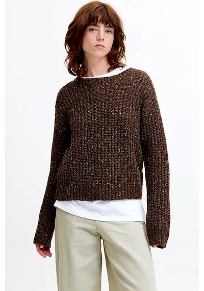 Jack & Jones Jxskyla Kadın Kazak Kahverengi