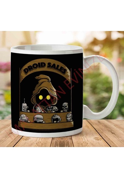 1-1368 Droid Sales Jawa Star Wars İki Tarafı Baskılı Kupa Bardak.jpg