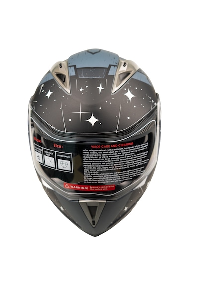 Helmets JK20 - 902 Çene Açılır Güneş Vizörlü Motosiklet Kaskı Siyah Gri Mavi