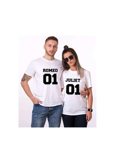 Tshirthane Romeo Juliet Sevgili Kombinleri Tshirt Kombini Beyaz