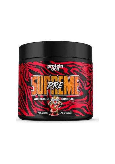 Proteinocean Preworkout Supreme Tigers Blood - 280g - 20 Servis