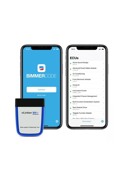 Vlinker Bm+ Bmw İçin Özel Arıza Tespit Ve Gizli Özellik Açma Ciha