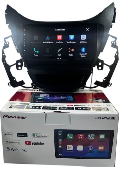 Hyundai Elentra 2012-2014 Pioneer 4-64 Tam Profesyonel Oem Multimedia 9"