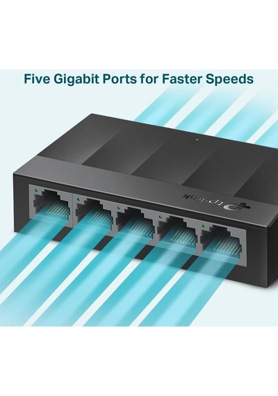 TP-Link Ls1005G 5 Port 10/100/1000Mbps Gigabit Desktop Switch