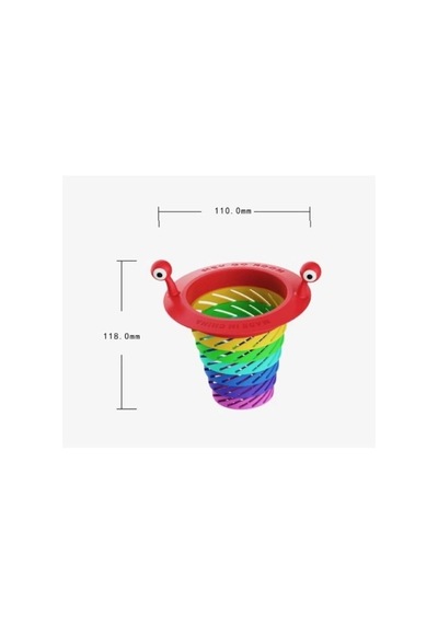 Mey İthalat Renkli 6 Kademeli Lavabo Süzgeci Çok Renkli