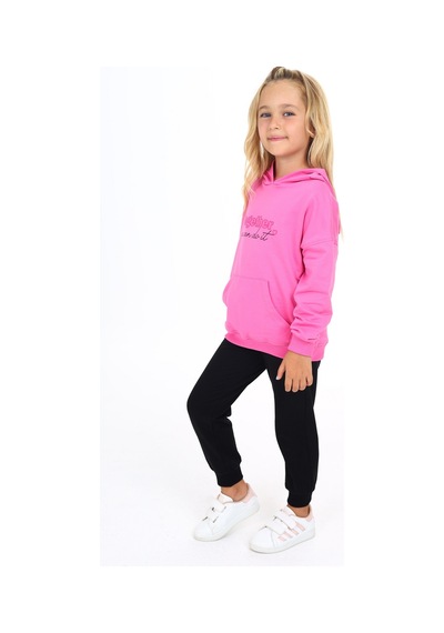 Toontoy Kids Toontoy Kız Çocuk Kapüşonlu Kanguru Cepli Baskılı Eşofman Takım Açık Fuşya Toontoy Kids Toontoy Kız Çocuk Kapüşonlu Kanguru Cepli Baskılı Eşofman Takım Açık Fuşya
