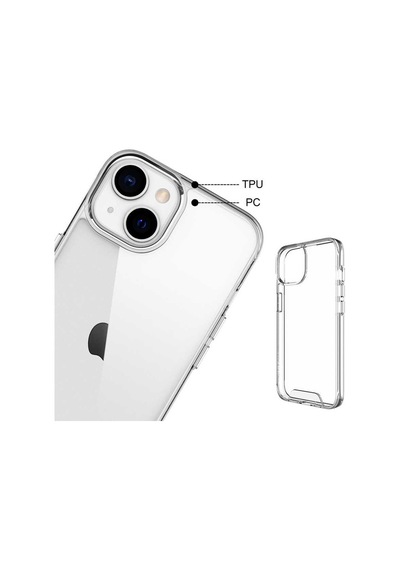 Apple Uyumlu iPhone 14 Uyumlu Zore Gard Silikon-renksiz