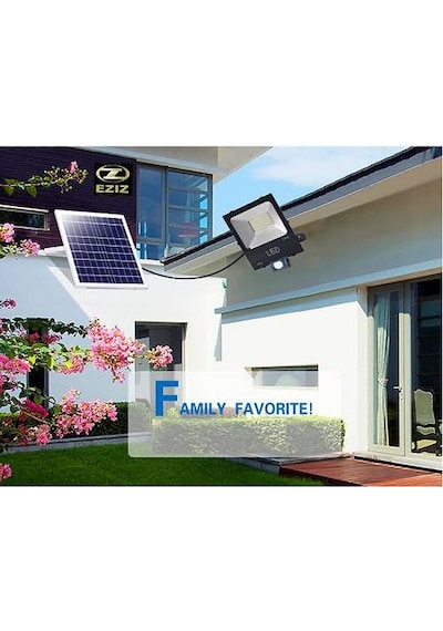 güneş enerjili solar projektör bahçe sokak aydınlatma EZIZ marka