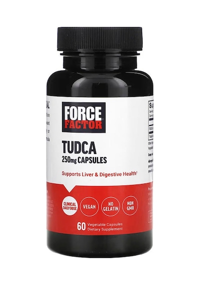 Force Factor Tudca Tauroursodeoxycholic Acid 250 Mg 60 Vegetable Capsules