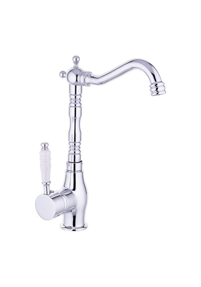 Porselen Kol Te Mix Se Lavabo Bataryası Krom