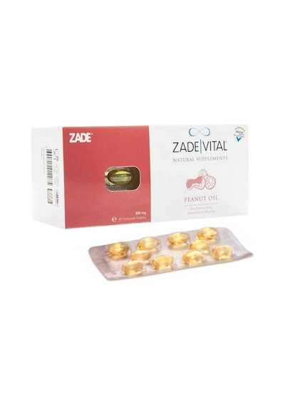 Zade Vital Yer Fıstığı Yağı 60 Yumuşak Kutu   Kapsül