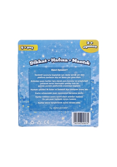Junior Dedektif Hayvanlar Oyunu Dikkat Hafıza Ve Mantık Aile Oyunu