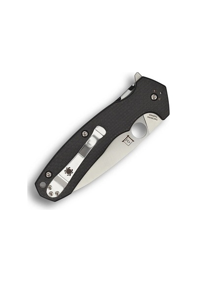 Spyderco Amalgam Carbon Fiber Cpm S30v Plainedge Kamp Çakı Siyah