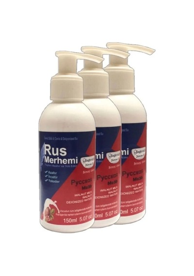 Glegnd Blue Tüylere 3 Adet X 150 Ml Cevizli & Ceviz Sütlü Russ Merhemi