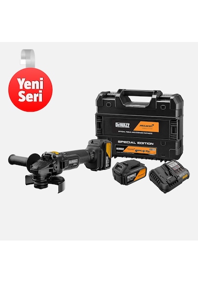 Dewalt DCG45MP2T-QW Mclaren 125 MM Akülü Taşlama + 2x5AH Akü Set