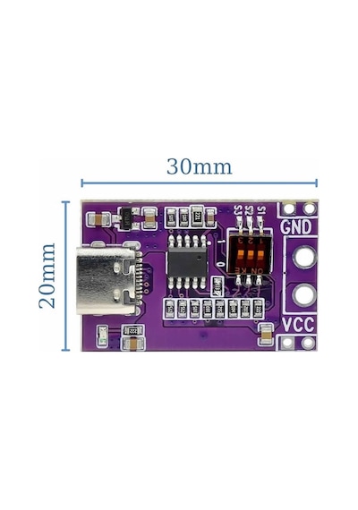 Pd/qc/afc Hızlı Şarj Adaptöründen Voltaj Yükseltici Modül Decoy 5v 9v 12v 15v 20v Sabit Voltaj