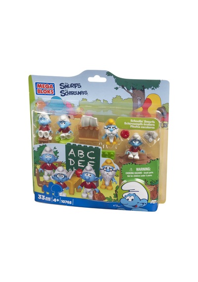 Mega Bloks 10768 Smurfs İn Der Schule