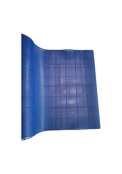 Pvc Kare Paspas 120 X 700 Cm Mavi Banyo Kaymaz Yer Zemin Matı